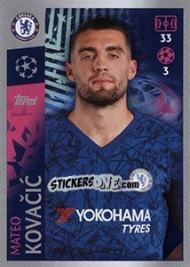Sticker Mateo Kovacic - UEFA Champions League 2019-2020 - Topps