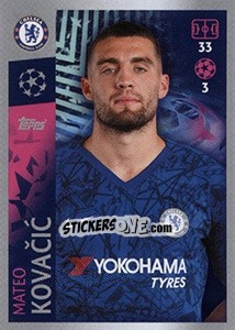Sticker Mateo Kovacic - UEFA Champions League 2019-2020 n. 149 - Topps