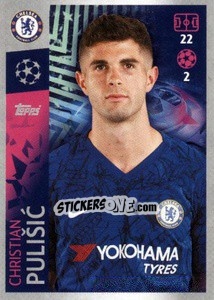 Sticker Christian Pulisic - UEFA Champions League 2019-2020 n. 150 - Topps