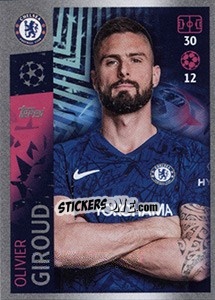 Sticker Olivier Giroud - UEFA Champions League 2019-2020 n. 155 - Topps