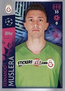 Sticker Fernando Muslera - UEFA Champions League 2019-2020 - Topps