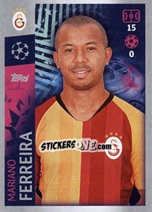 Sticker Mariano Ferreira - UEFA Champions League 2019-2020 n. 160 - Topps