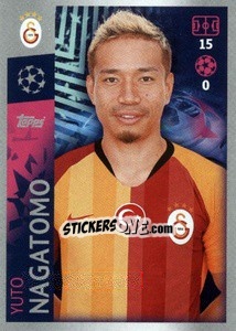 Sticker Yuto Nagatomo - UEFA Champions League 2019-2020 n. 163 - Topps