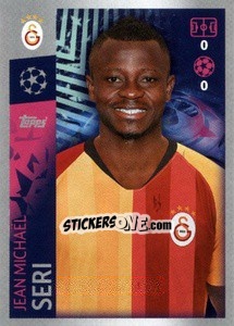 Sticker Jean Michael Seri - UEFA Champions League 2019-2020 n. 168 - Topps