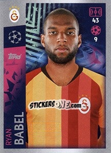 Sticker Ryan Babel - UEFA Champions League 2019-2020 n. 173 - Topps