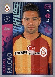 Sticker Radamel Falcao - UEFA Champions League 2019-2020 - Topps