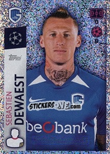 Sticker Sebastien Dewaest - UEFA Champions League 2019-2020 - Topps