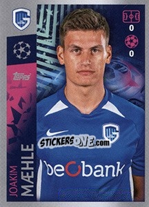 Sticker Joakim Mæhle - UEFA Champions League 2019-2020 n. 181 - Topps