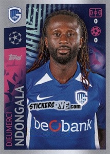 Sticker Dieumerci Ndongala - UEFA Champions League 2019-2020 - Topps