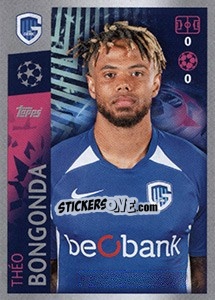 Sticker Théo Bongonda - UEFA Champions League 2019-2020 - Topps