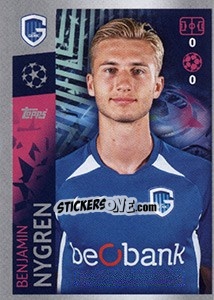 Sticker Benjamin Nygren - UEFA Champions League 2019-2020 - Topps