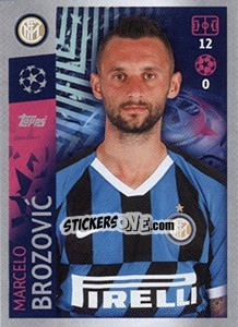 Sticker Marcelo Brozovic - UEFA Champions League 2019-2020 n. 206 - Topps
