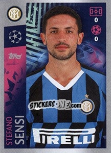 Sticker Stefano Sensi - UEFA Champions League 2019-2020 n. 207 - Topps