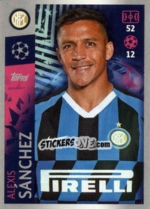 Sticker Alexis Sánchez - UEFA Champions League 2019-2020 n. 211 - Topps