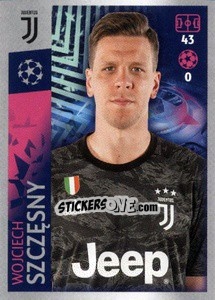 Sticker Wojciech Szczesny - UEFA Champions League 2019-2020 n. 216 - Topps