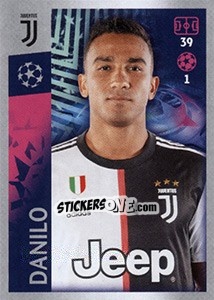 Sticker Danilo - UEFA Champions League 2019-2020 n. 217 - Topps