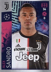 Sticker Alex Sandro - UEFA Champions League 2019-2020 n. 218 - Topps