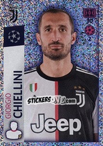 Sticker Giorgio Chiellini - UEFA Champions League 2019-2020 n. 219 - Topps