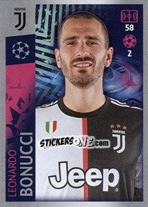 Sticker Leonardo Bonucci - UEFA Champions League 2019-2020 - Topps