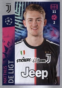 Sticker Matthijs De Ligt - UEFA Champions League 2019-2020 n. 221 - Topps