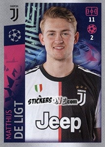 Sticker Matthijs De Ligt - UEFA Champions League 2019-2020 - Topps