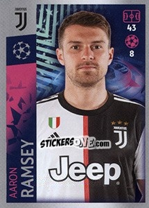 Sticker Aaron Ramsey - UEFA Champions League 2019-2020 n. 224 - Topps