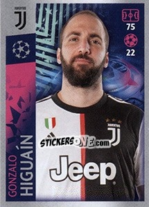Sticker Gonzalo Higuaín - UEFA Champions League 2019-2020 n. 231 - Topps