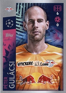 Sticker Peter Gulácsi - UEFA Champions League 2019-2020 - Topps