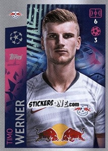 Cromo Timo Werner - UEFA Champions League 2019-2020 - Topps