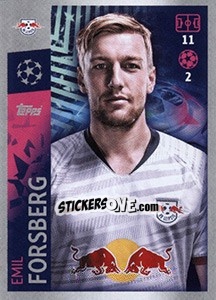 Sticker Emil Forsberg - UEFA Champions League 2019-2020 - Topps
