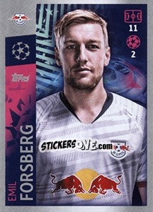 Sticker Emil Forsberg - UEFA Champions League 2019-2020 n. 249 - Topps