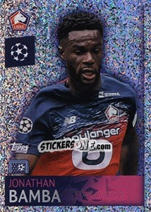 Sticker Jonathan Bamba - Top Scorer - UEFA Champions League 2019-2020 - Topps