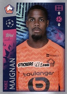 Sticker Mike Maignan - UEFA Champions League 2019-2020 n. 254 - Topps