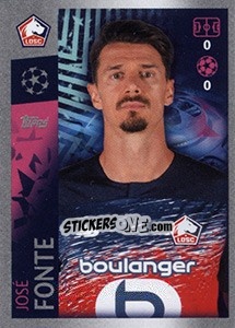 Sticker José Fonte - UEFA Champions League 2019-2020 - Topps