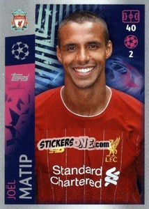 Sticker Joel Matip - UEFA Champions League 2019-2020 n. 275 - Topps