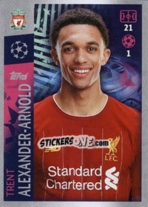 Sticker Trent Alexander-Arnold - UEFA Champions League 2019-2020 n. 277 - Topps