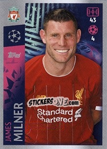 Sticker James Milner - UEFA Champions League 2019-2020 - Topps