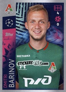 Sticker Dmitri Barinov - UEFA Champions League 2019-2020 - Topps