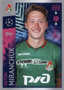 Sticker Anton Miranchuk - UEFA Champions League 2019-2020 n. 303 - Topps
