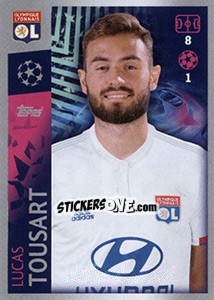 Sticker Lucas Tousart - UEFA Champions League 2019-2020 n. 319 - Topps