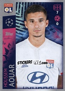 Sticker Houssem Aouar - UEFA Champions League 2019-2020 - Topps