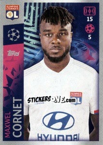 Sticker Maxwel Cornet - UEFA Champions League 2019-2020 n. 322 - Topps