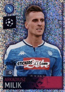 Sticker Arkadiusz Milik - Top Scorer - UEFA Champions League 2019-2020 n. 348 - Topps