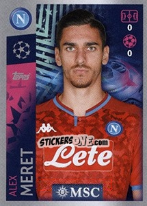 Sticker Alex Meret - UEFA Champions League 2019-2020 n. 349 - Topps