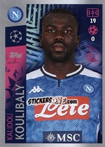 Sticker Kalidou Koulibaly - UEFA Champions League 2019-2020 n. 350 - Topps