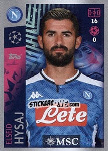 Figurina Elseid Hysaj - UEFA Champions League 2019-2020 - Topps