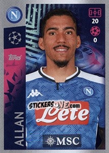 Sticker Allan - UEFA Champions League 2019-2020 n. 358 - Topps