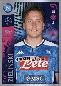 Sticker Piotr Zielinski - UEFA Champions League 2019-2020 n. 359 - Topps