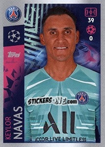 Sticker Keylor Navas - UEFA Champions League 2019-2020 n. 368 - Topps