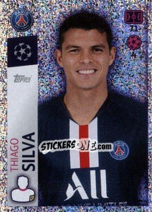 Sticker Thiago Silva - UEFA Champions League 2019-2020 n. 370 - Topps